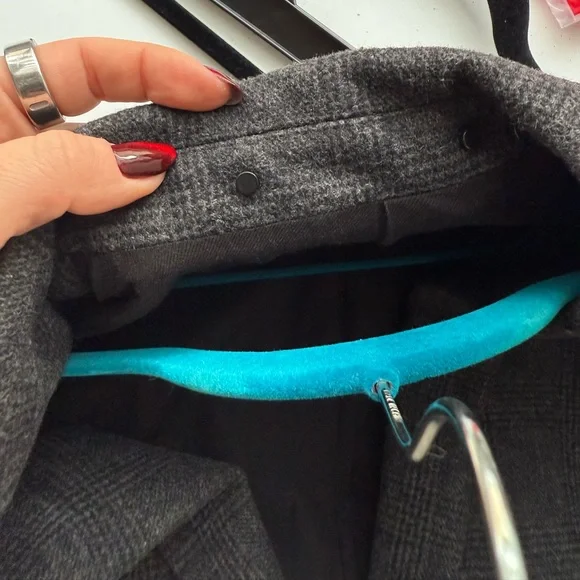 All Saints Charcoal Gray Men's Coat - Picture 10 of 12